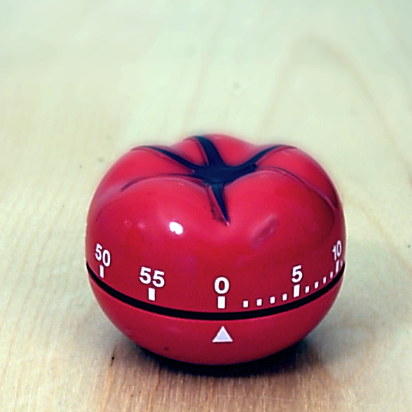 You can buy a pomodoro timer or simply find an app for it.