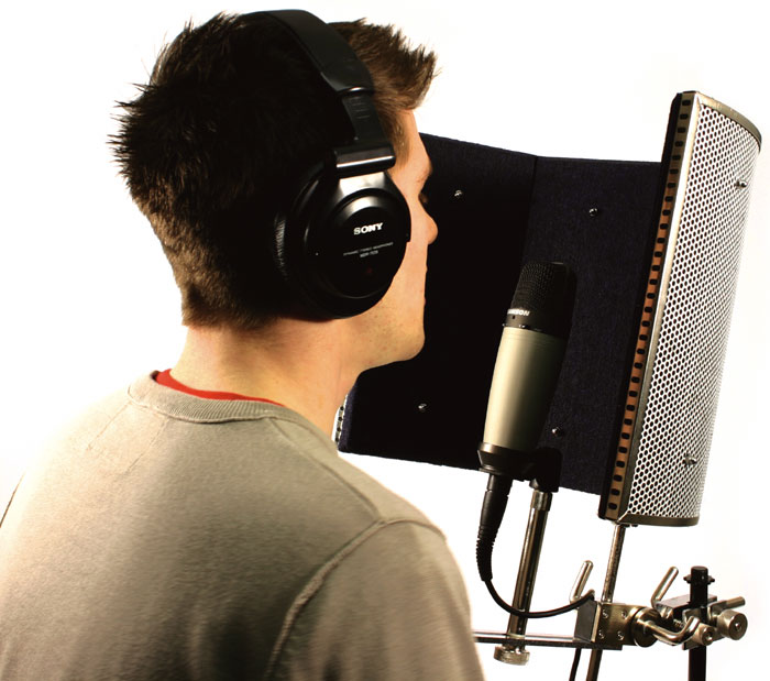 The reflexion shield work by isolating & absorbing room noise giving you a dry microphone recording