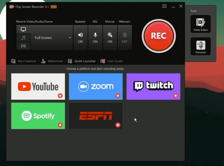 Review: Using iTop Screen Recorder to Record a DAW